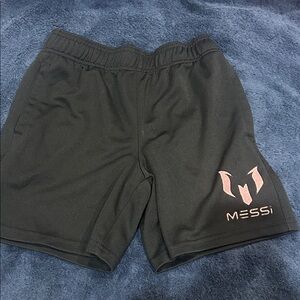 Boys Black Logo Athletic Shorts